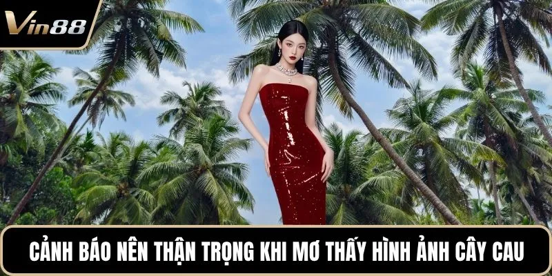 Cảnh báo nên thận trọng khi mơ thấy hình ảnh cây cau