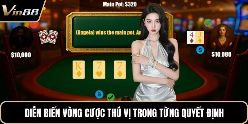 Diễn biến vòng cược thú vị trong từng quyết định