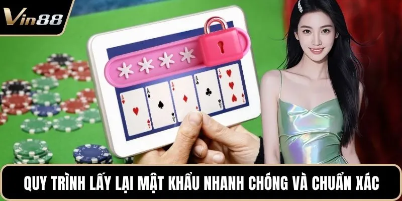 Quy trình lấy lại mật khẩu nhanh chóng và chuẩn xác